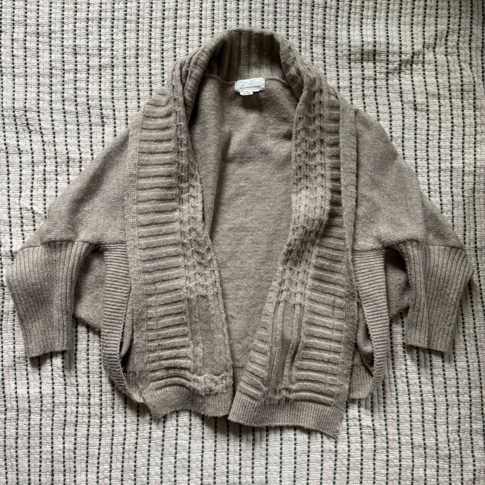Anthropologie open cardigan